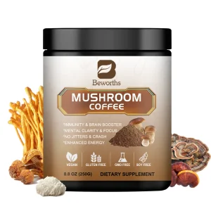 10x Mushrooms Coffee Supplement with Lion's Mane and Cordyceps