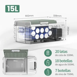 15L Portable Car Refrigerator 12 Volt